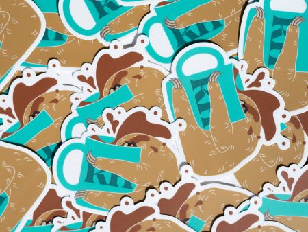 Need More Coffee Sloth Sticker Online Sale