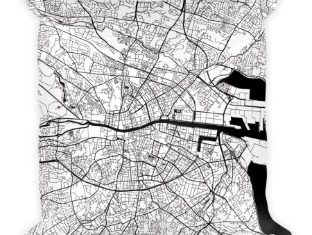 Dublin Map Pillow – Modern Map Art For Cheap