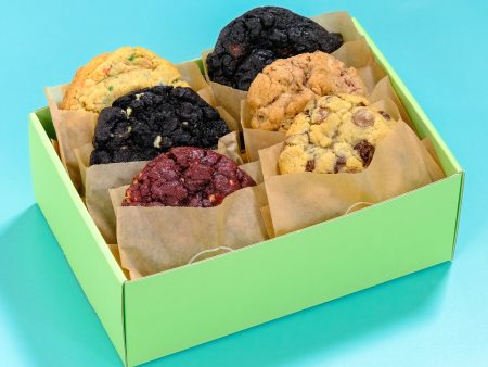 6 x New York Cookies, The BIG Birthday Box Sale