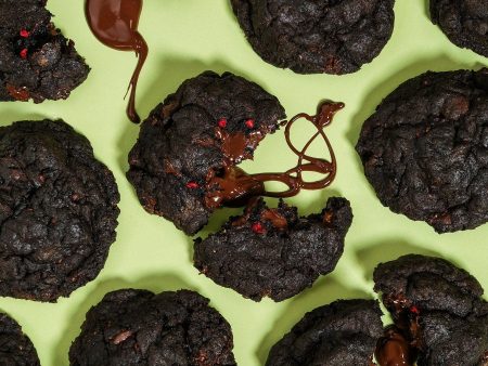 Vegan Raspberry Dark Choc New York Cookie on Sale