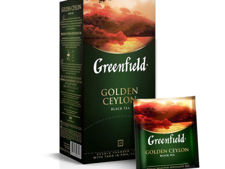 Greenfield Golden Ceylon 25 tea bags 50g 10pcs For Discount