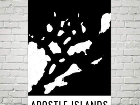 Apostle Islands WI Art and Maps Sale