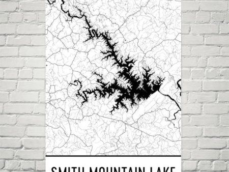 Smith Mountain Lake VA Art and Maps For Cheap