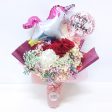 [MEDIUM+ BOUQUET] 5   Led Personalised Balloon with Foil Balloon Flower Bouquet For Cheap