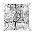 Atlanta Map Pillow – Modern Map Art Online Sale