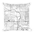 Ames Map Pillow – Modern Map Art For Cheap