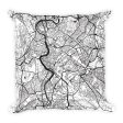 Rome Map Pillow – Modern Map Art Online now