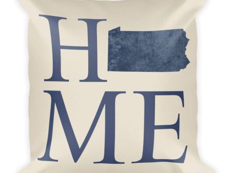 Pennsylvania Map Pillow – Modern Map Art Fashion