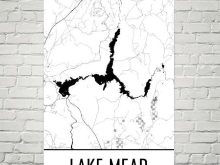 Lake Mead AZ Art and Maps Online Sale