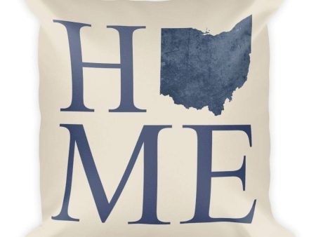 Ohio Map Pillow – Modern Map Art Hot on Sale