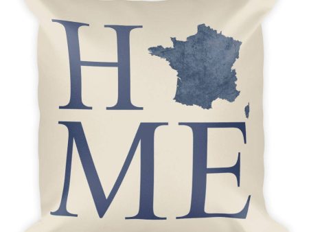 France Map Pillow – Modern Map Art Supply