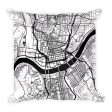 Cincinnati Map Pillow – Modern Map Art Online Sale