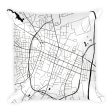 Fayetteville Map Pillow – Modern Map Art Fashion