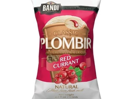 BANDI Red Currant Plombir Ice Cream 24ps x 125ml Supply