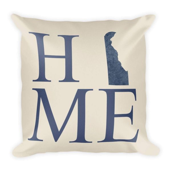 Delaware Map Pillow – Modern Map Art Cheap