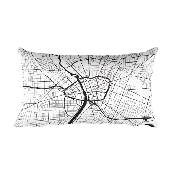 Rochester Map Pillow – Modern Map Art Discount