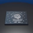 Santa Engraved Slate Coaster Fashion