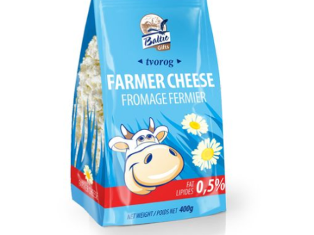 BALTIC GIFTS FARMER CHEESE 0.5% 8ps x 400G Online now