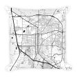 Denton Map Pillow – Modern Map Art Sale