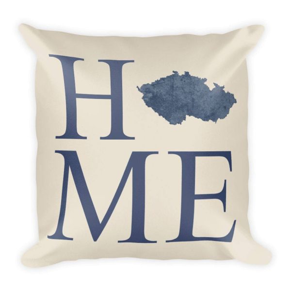 Czech Republic Map Pillow – Modern Map Art For Cheap