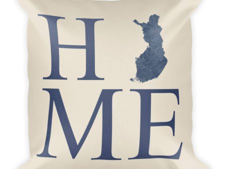 Finland Map Pillow – Modern Map Art Fashion