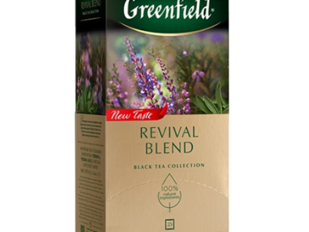 Greenfield Revival Blend 25 tea bags 42.5g 10pcs Online now