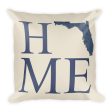 Florida Map Pillow – Modern Map Art Supply