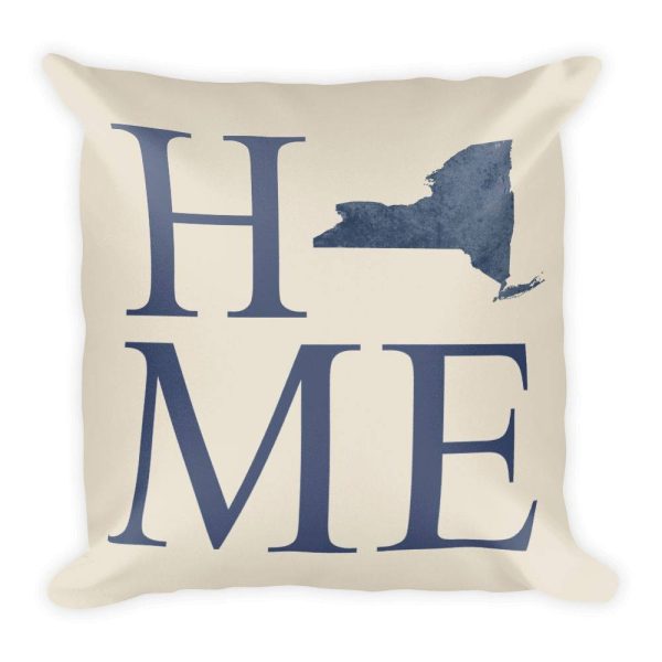 New York Map Pillow – Modern Map Art Discount