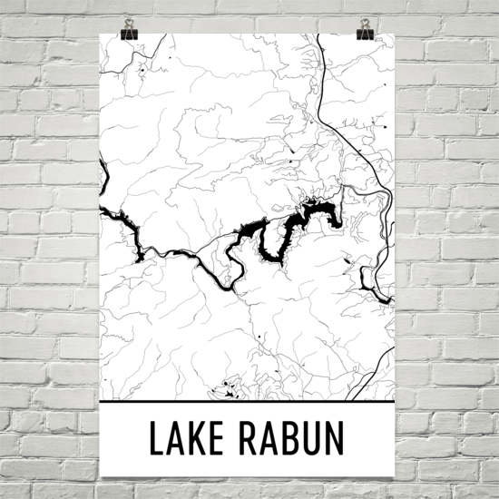 Lake Rabun GA Art and Maps Supply