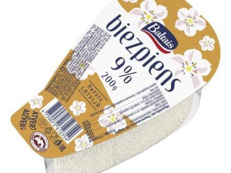 Baltais Farmer cheese 9% 6ps  x 200g Sale