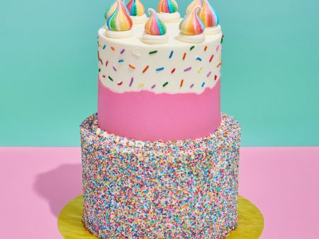 2 tier Birthday & Pinata Cake Online