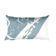 Stone Harbor Map Pillow – Modern Map Art Hot on Sale