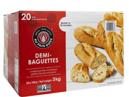 Demi- Baguettes 3kg. Online now