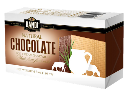 BANDI Russian Plombir - Sandwich Chocolate 30ps x 180ml For Discount