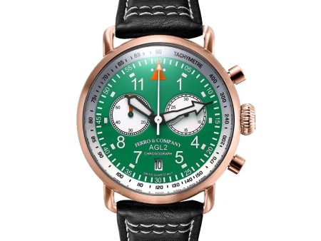 AGL 2 Chronograph Green   Rose Gold Online