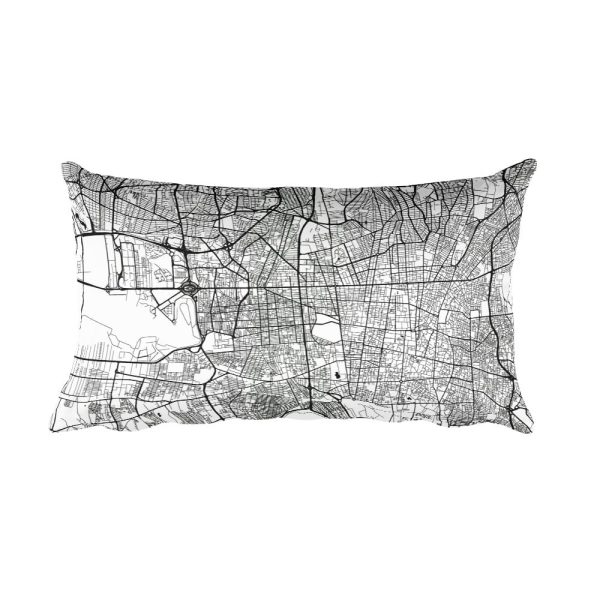 Tehran Map Pillow – Modern Map Art Discount