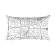 Auburn Map Pillow – Modern Map Art Supply