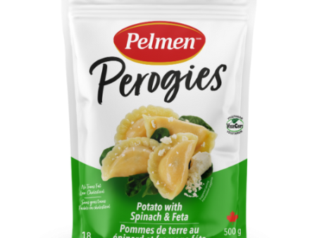 g. 02209 POTATO W SPINACH & FETA PEROGIES 500g 12cs Sale