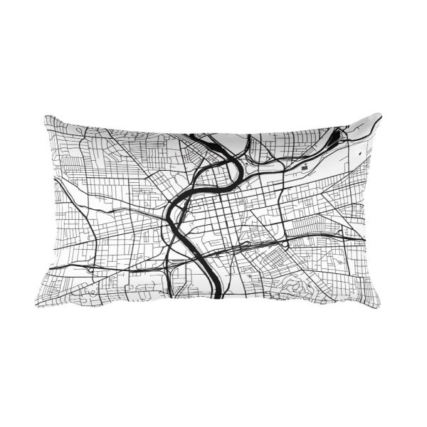 Dayton Map Pillow – Modern Map Art Discount