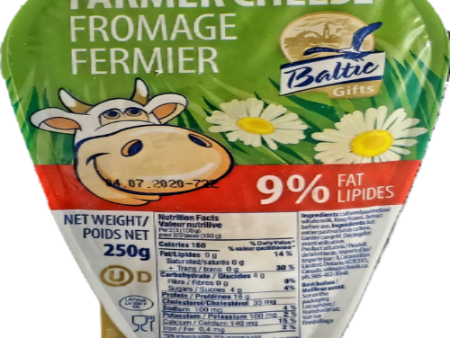 Baltic Gifts Farmer cheese 9% kosher - 6ps x 250g Supply