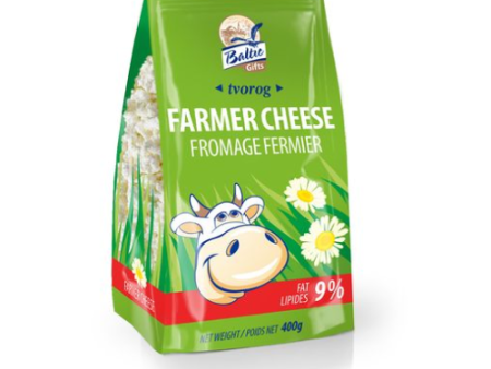 BALTIC GIFTS FARMER CHEESE 9% 8ps x 400G Online Hot Sale