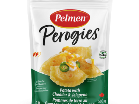 b. 02203 POTATO W CHEDDAR & JALAPENO PEROGIES 500g 12cs Online