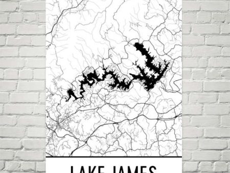 Lake James NC Art and Maps Online