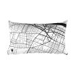 Augusta Map Pillow – Modern Map Art For Discount