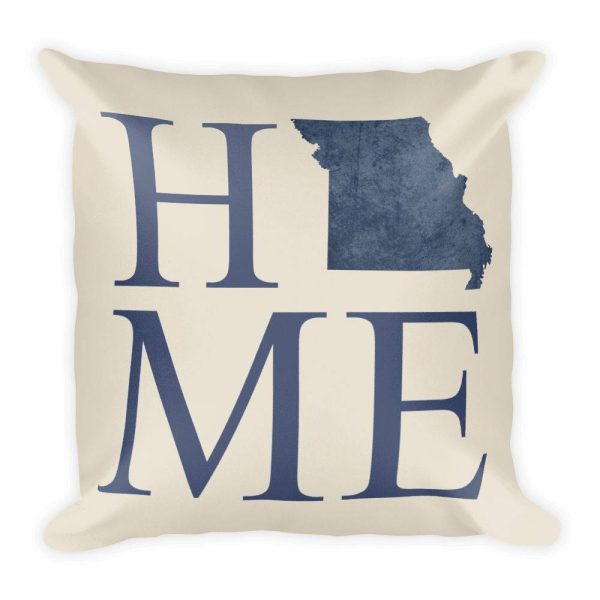 Missouri Map Pillow – Modern Map Art on Sale