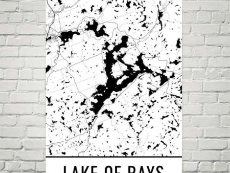 Lake of Bays ON Art and Maps Discount