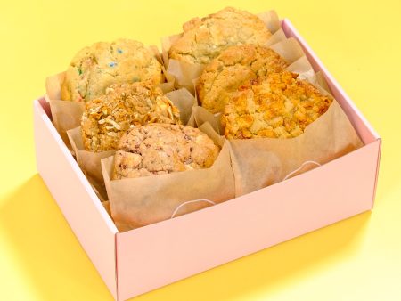 6 x New York Cookies, The White Chocolate Lovers Box For Cheap