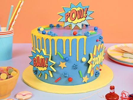 Comic Book Cake Fashion