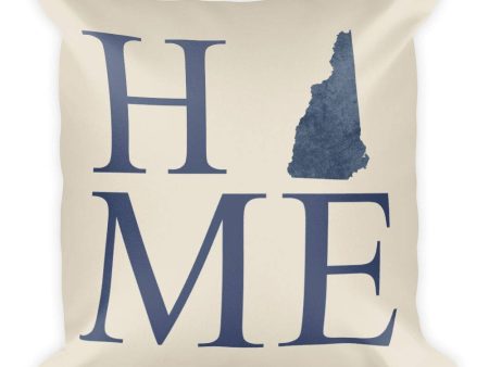 New Hampshire Map Pillow – Modern Map Art Fashion