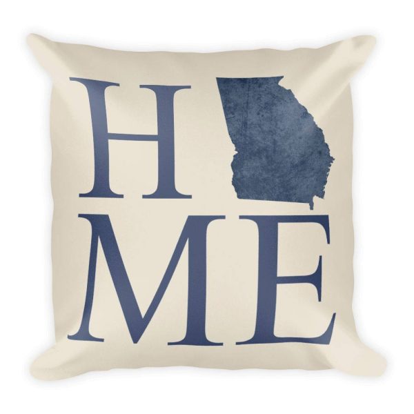 Georgia Map Pillow – Modern Map Art Online